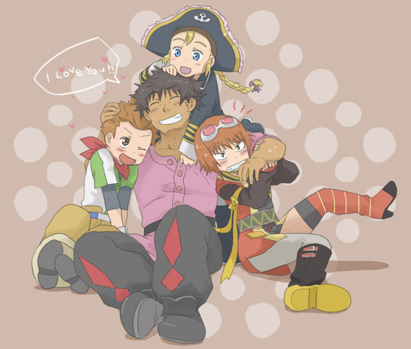rita mordio, raven, karol capel, and patty fleur (tales of and 1 more) drawn by josephine-843