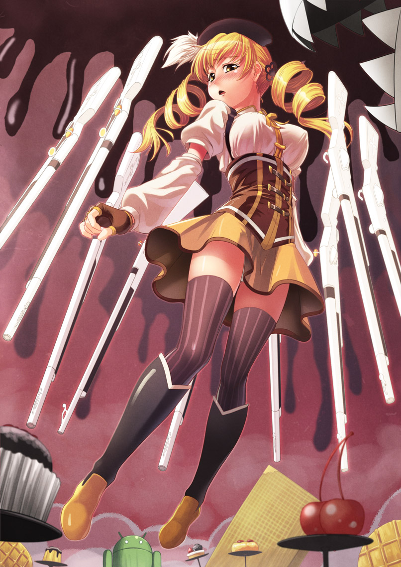 tomoe mami and charlotte (fate and 3 more) drawn by man_(trance)