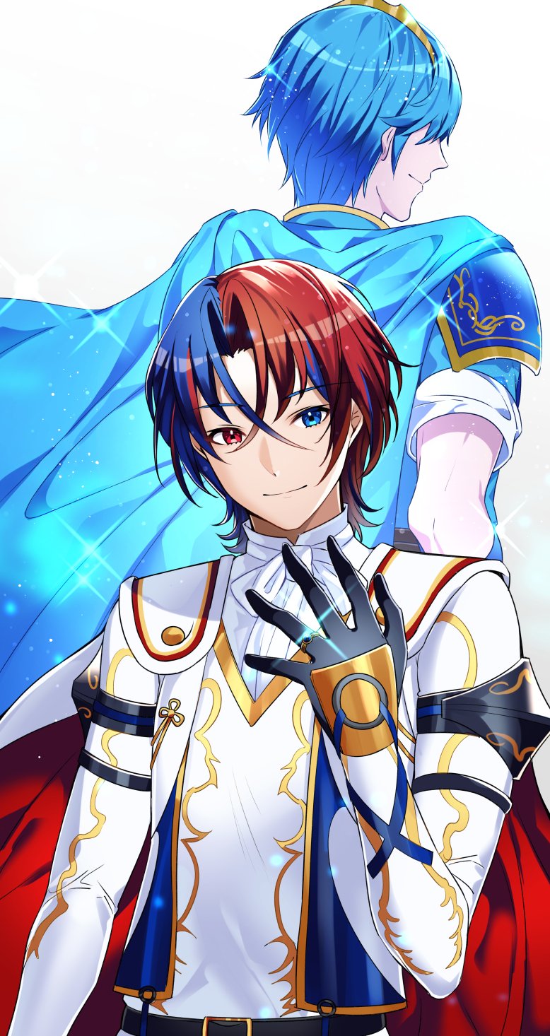 male alear and marth (fire emblem and 2 more) drawn by ameno_(a_meno0)