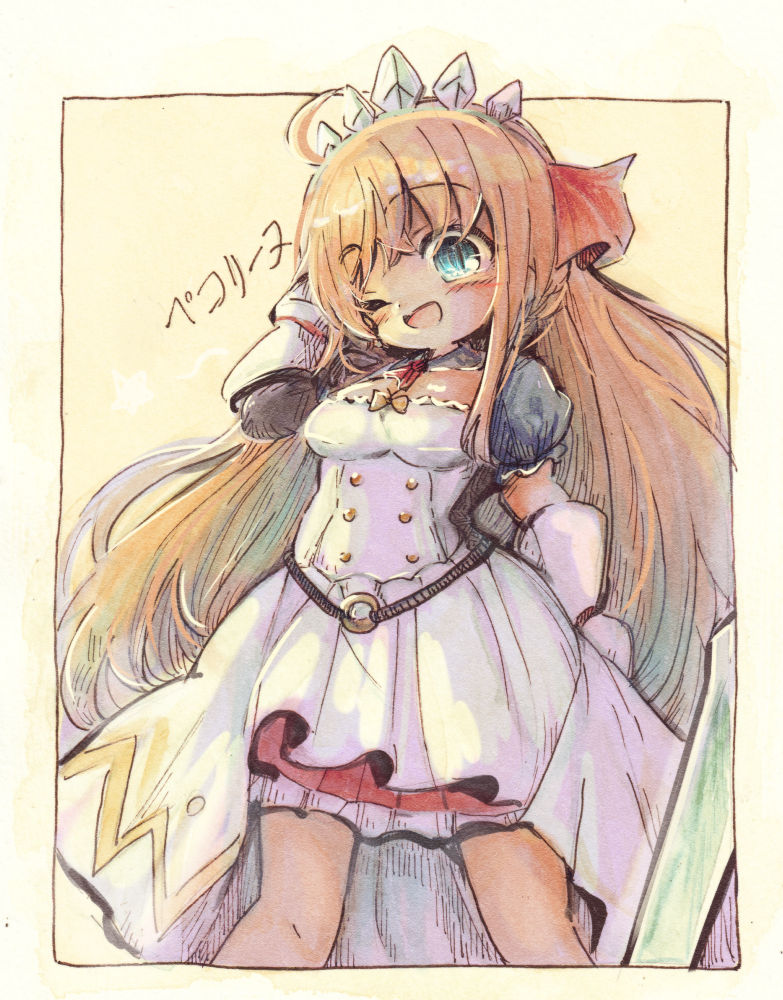pecorine (princess connect!) drawn by kouba