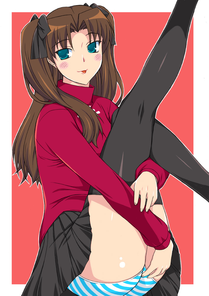 tohsaka rin (fate and 1 more) drawn by shichimenchou
