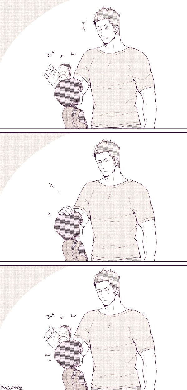 amatori chika and kizaki reiji (world trigger) drawn by kayu_(nanakusa-kayu)