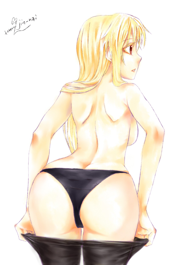 fate testarossa (lyrical nanoha and 3 more) drawn by jin_nai