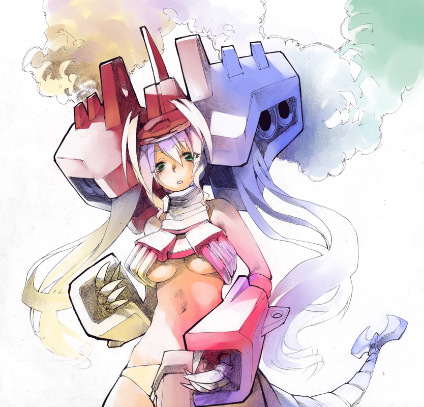 fiendish engine omega (yu-gi-oh! and 1 more) drawn by ikuhana_niiro