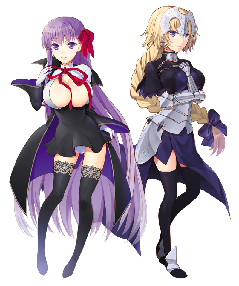 jeanne d'arc and bb (fate and 3 more) drawn by nichiru