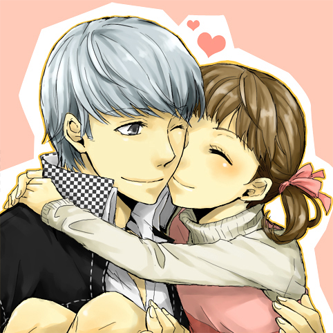 narukami yu and doujima nanako (persona and 1 more) drawn by umechiui
