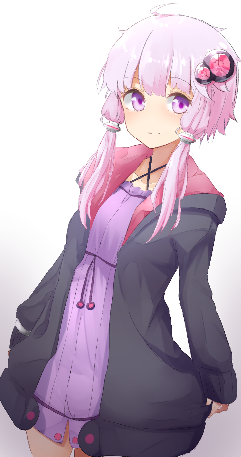 yuzuki yukari (vocaloid and 1 more) drawn by yusake_san