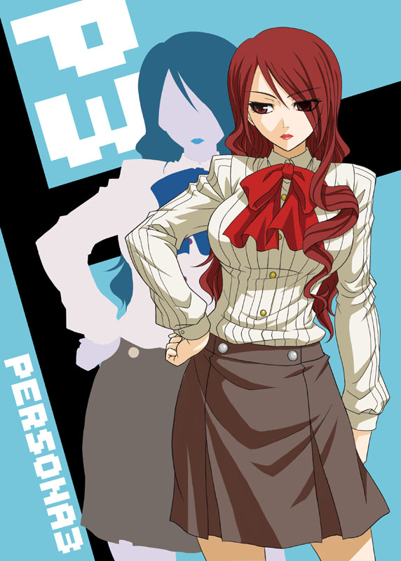 kirijou mitsuru (persona and 1 more) drawn by hida_tatsuo