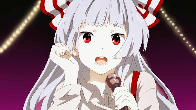 fujiwara no mokou (touhou and 1 more) drawn by machiko_(beard)