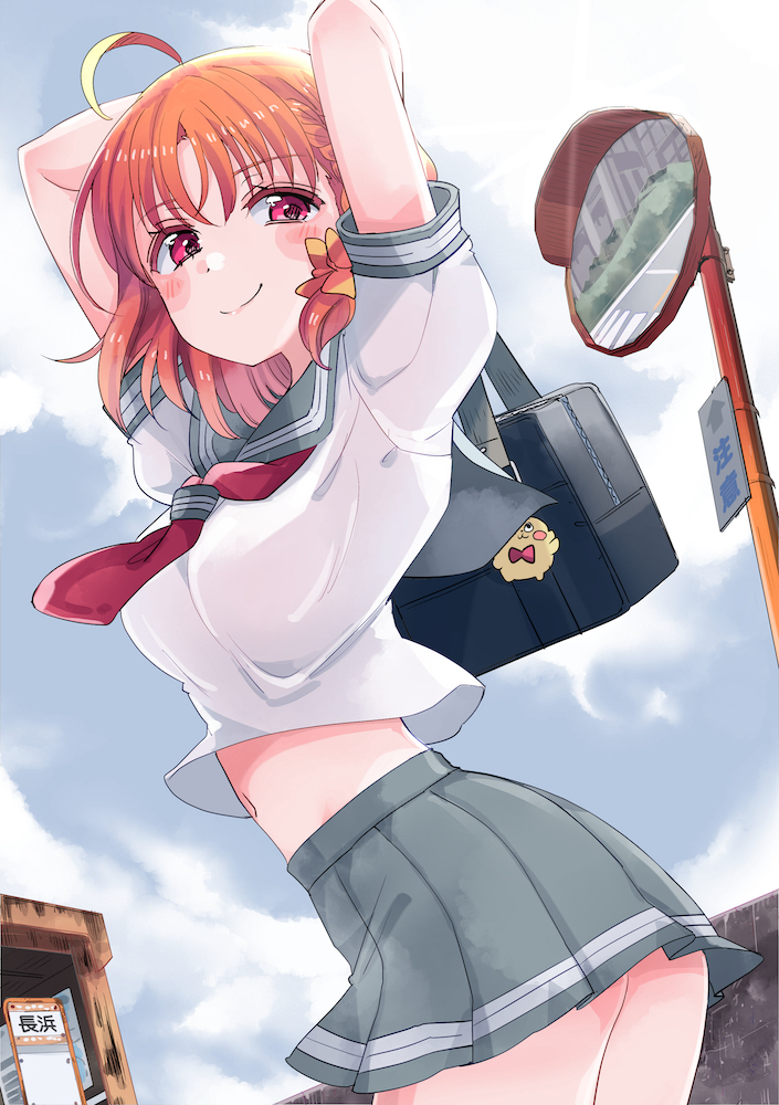 takami chika (love live! and 1 more) drawn by cream_(nipakupa)