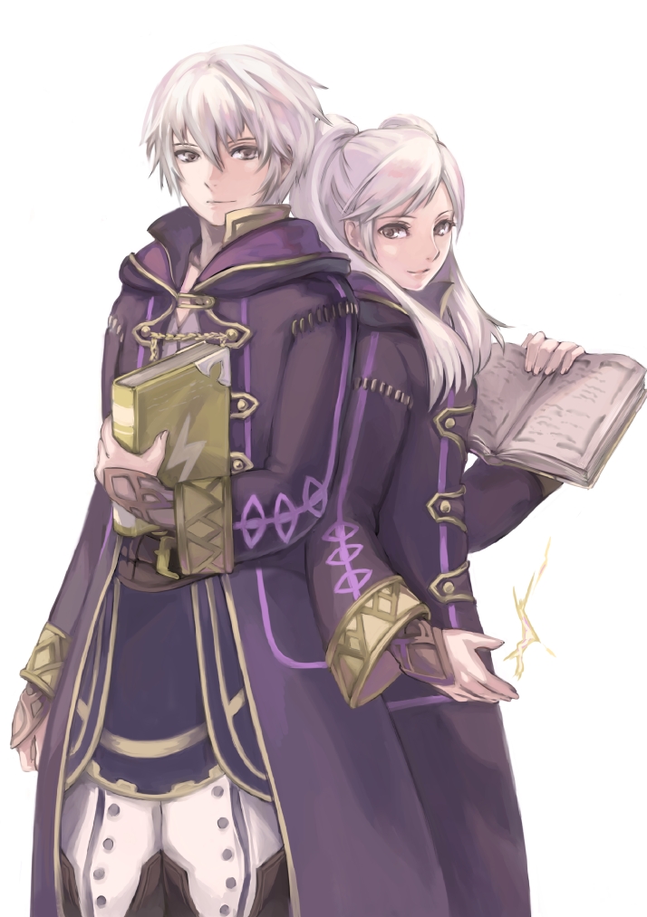 female robin and male robin (fire emblem and 2 more) drawn by nekumun