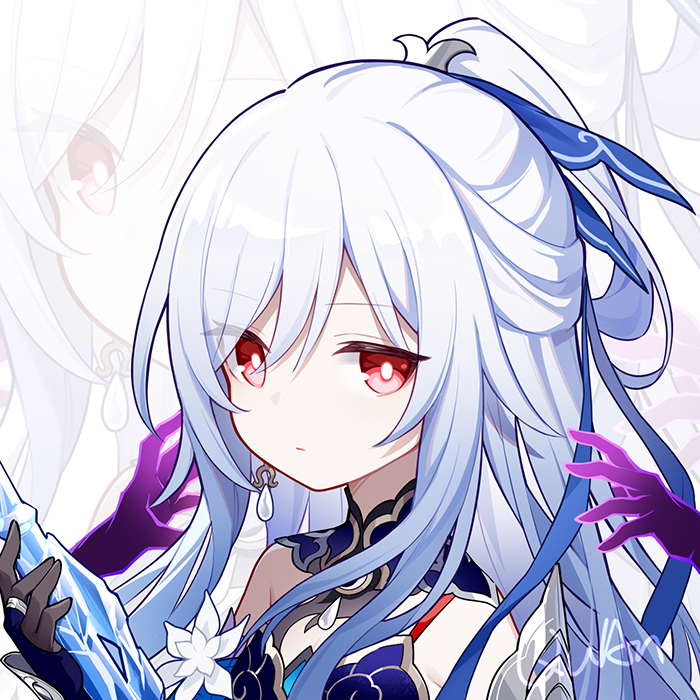 jingliu (honkai and 1 more) drawn by quan_(kurisu_tina)