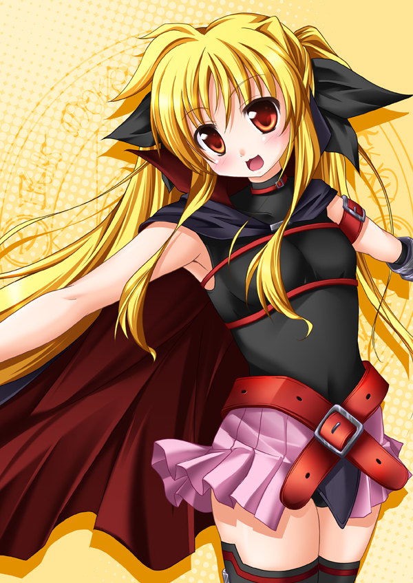 fate testarossa (lyrical nanoha and 2 more) drawn by masaki_kei