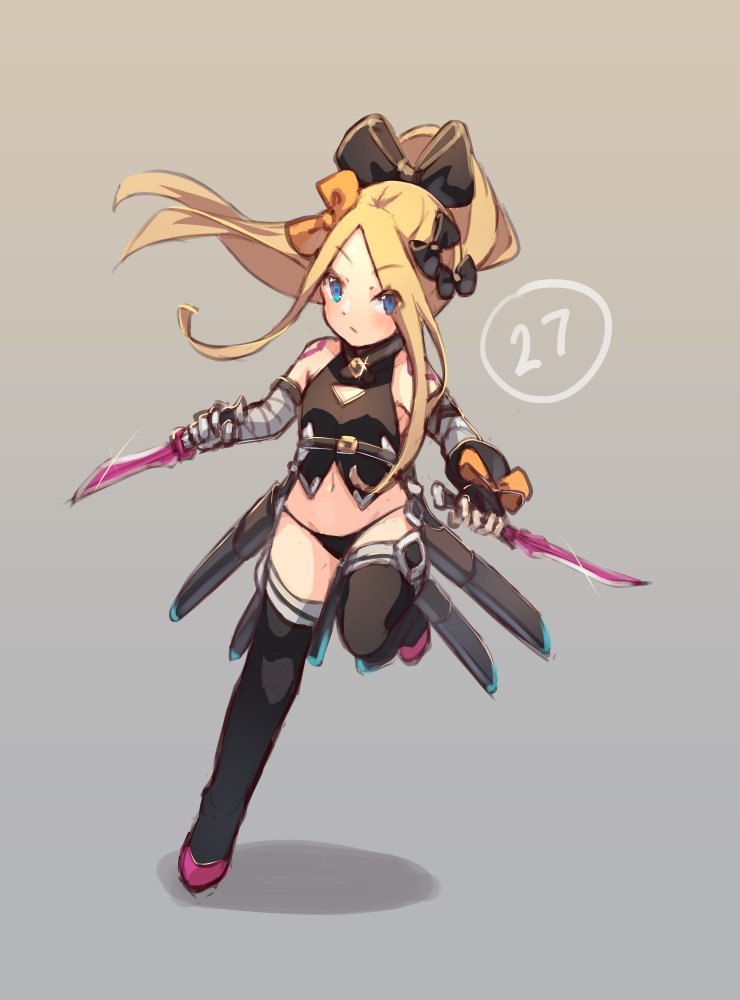 abigail williams and jack the ripper (fate and 2 more) drawn by miya_(miyaruta)