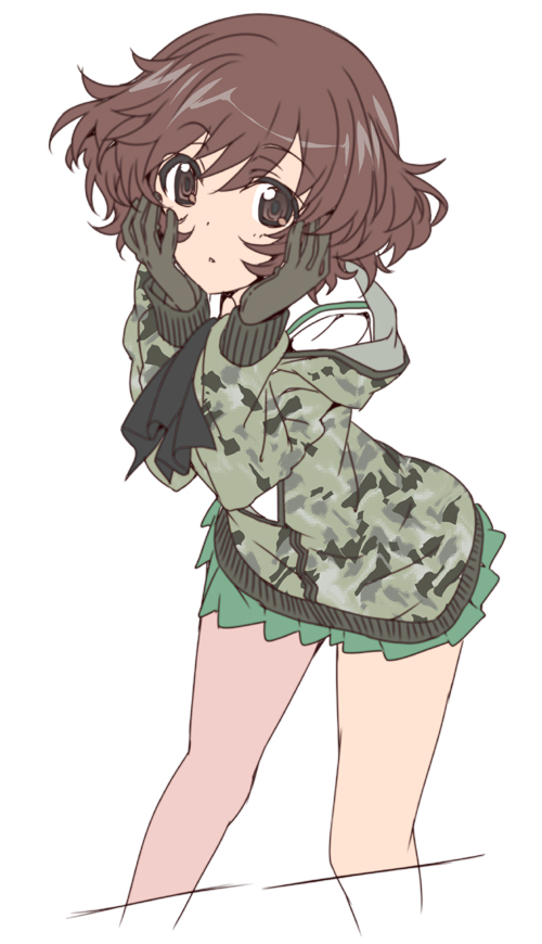 akiyama yukari (girls und panzer) drawn by mizuki_makoto