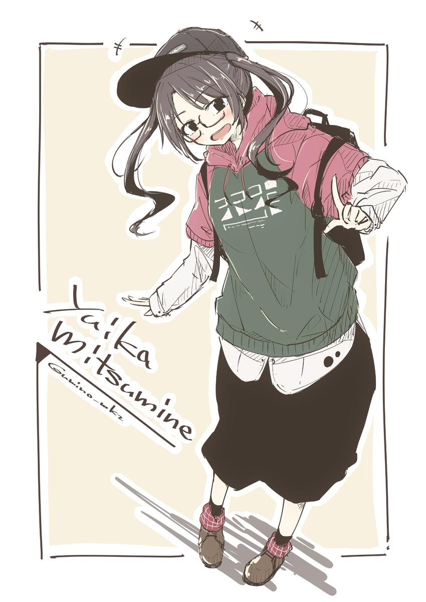 mitsumine yuika (idolmaster and 1 more) drawn by umino_mokuzu_(shizumisou)