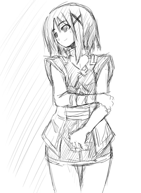 yagami hayate (lyrical nanoha and 1 more) drawn by yu_lulu_(uka) and yuuka_(o.t.kingdom)