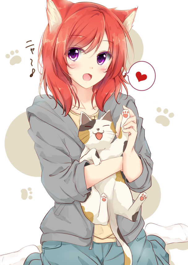 nishikino maki (love live! and 1 more) drawn by shiina_kuro