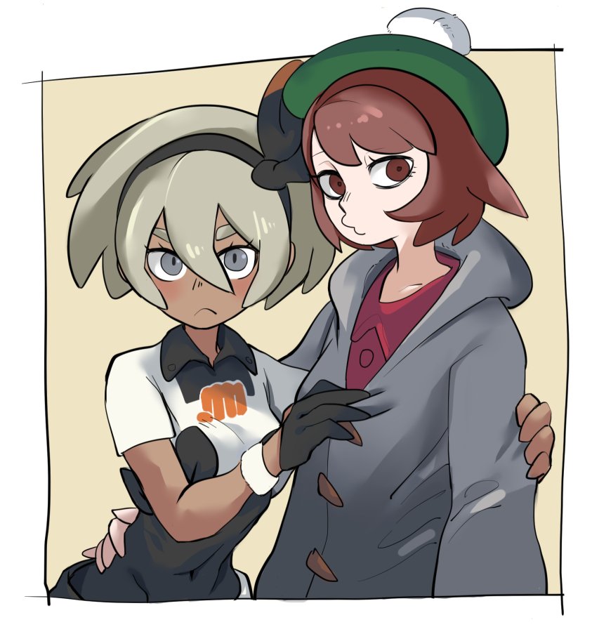 gloria and bea (pokemon and 1 more) drawn by tirarizun