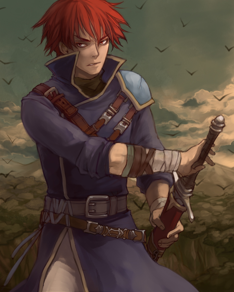 raven (fire emblem and 1 more) drawn by bonjour