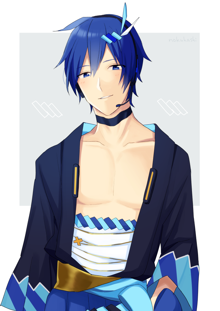 kaito and magical mirai kaito (vocaloid and 1 more) drawn by nokuhashi