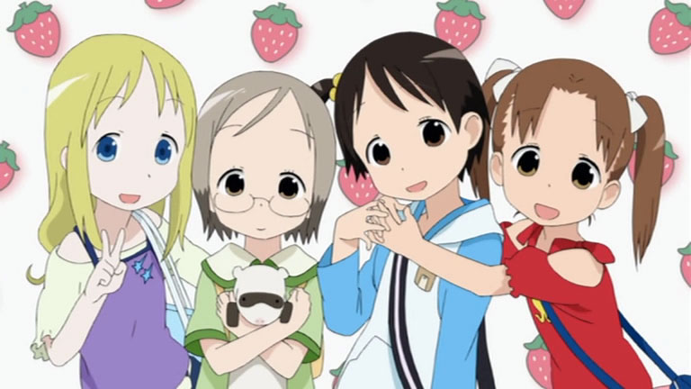 itou chika, matsuoka miu, ana coppola, sakuragi matsuri, and john (ichigo mashimaro)