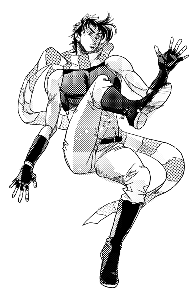 joseph joestar (jojo no kimyou na bouken and 1 more) drawn by selina