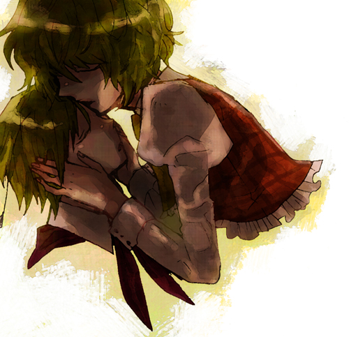 kazami yuuka and wriggle nightbug (touhou) drawn by glm