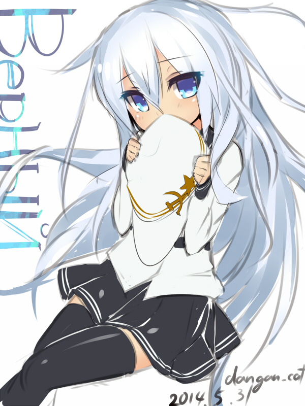 hibiki and verniy (kantai collection) drawn by dangan_neko