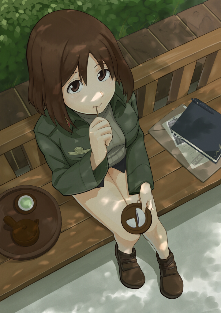 kadomaru misa (world witches series and 1 more) drawn by rikizo