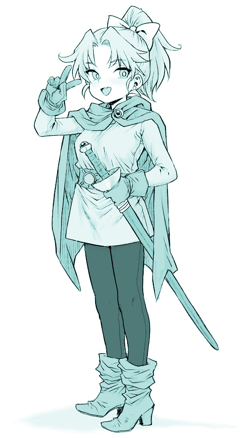 princess of samantoria (dragon quest and 1 more) drawn by ponsuke_(pon00000)