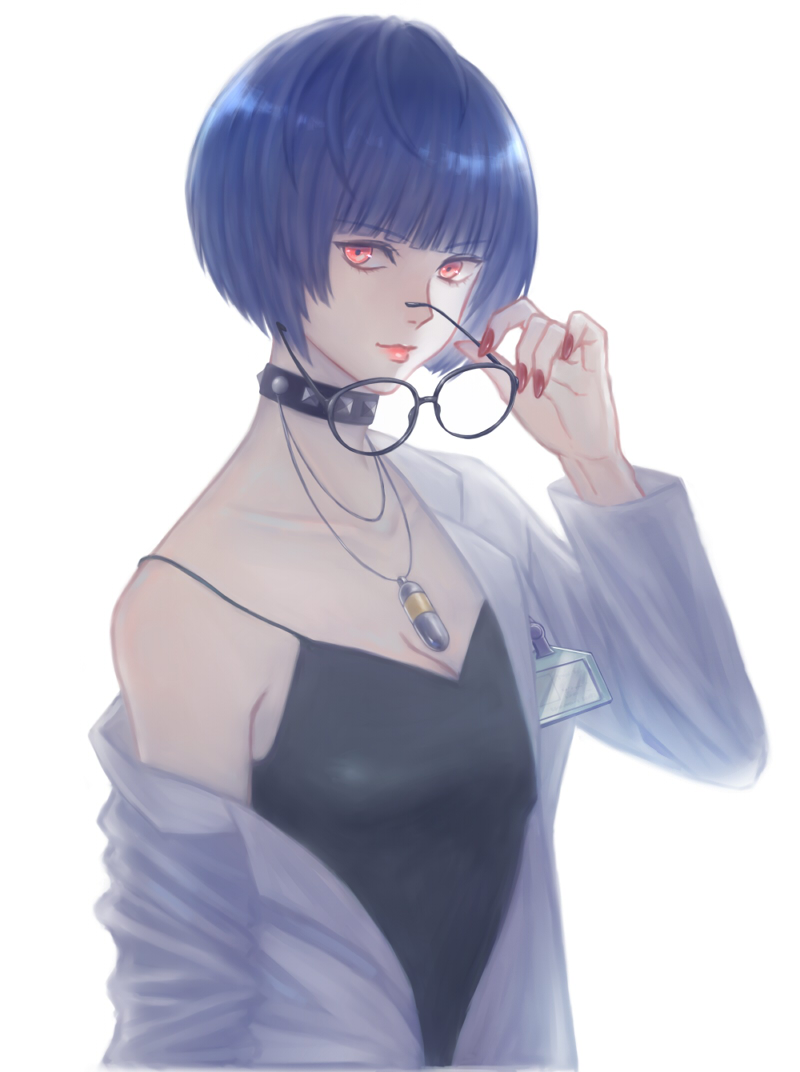 takemi tae (persona and 1 more) drawn by niedola