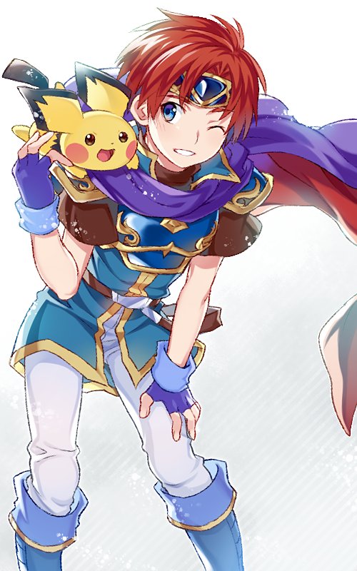 pichu and roy (pokemon and 3 more) drawn by yuki_(yuki2061)