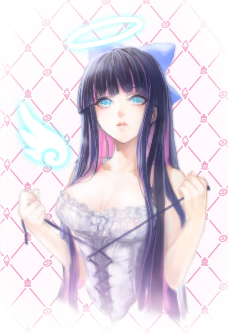 stocking (panty & stocking with garterbelt) drawn by kuroba.k