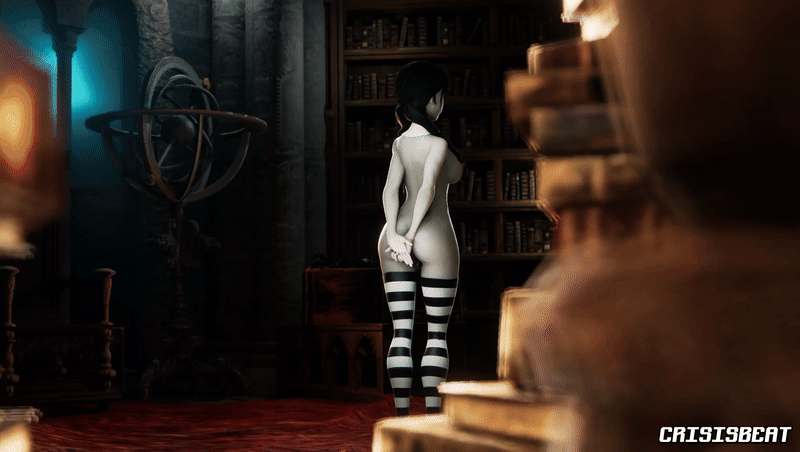 wednesday addams (addams family and 1 more) drawn by crisisbeat