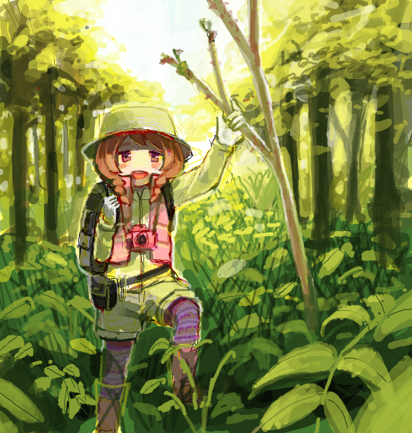 yamana akane (inazuma eleven and 1 more) drawn by mamedenkyuu_(kana)