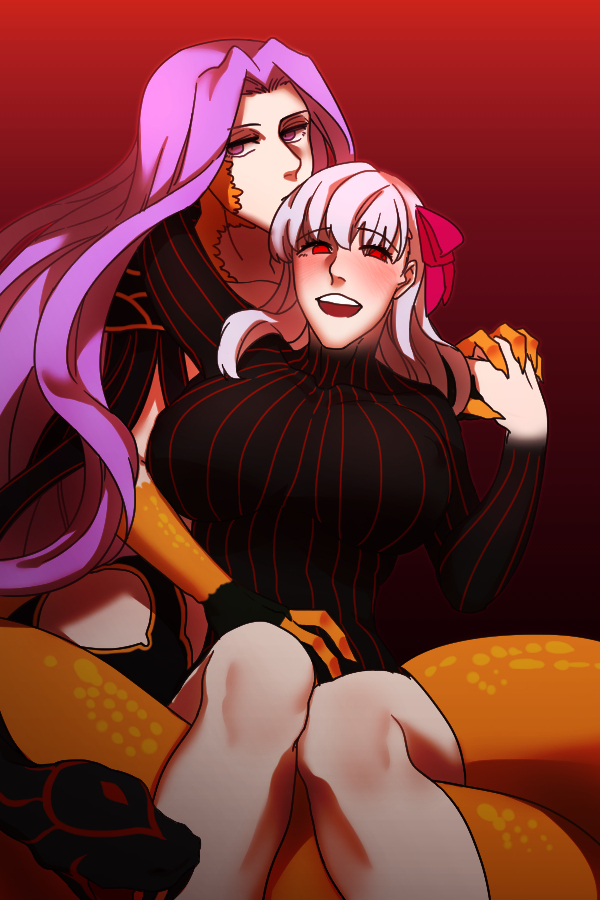 matou sakura, medusa, dark sakura, and gorgon (fate and 3 more) drawn by creampan
