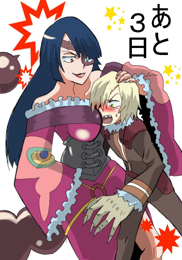 viral and adiane (tengen toppa gurren lagann) drawn by negi_ichirou