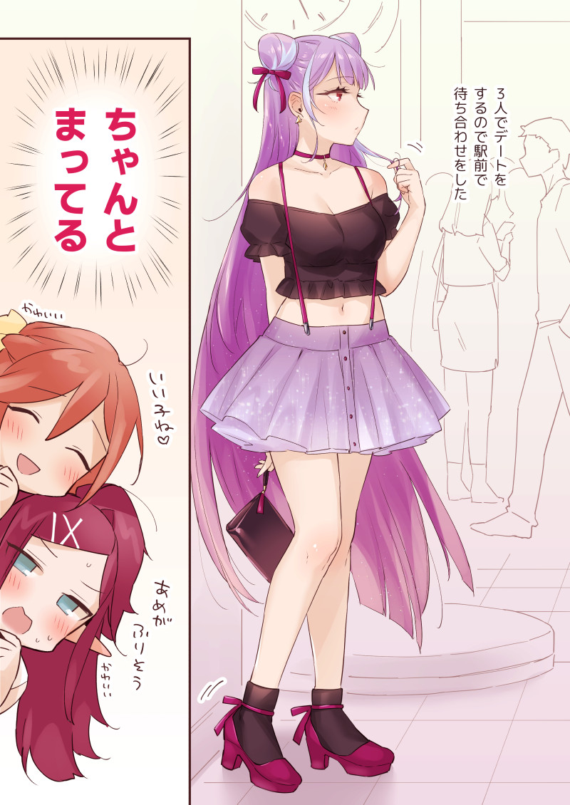 mikumo guynemer, kaname buccaneer, and mirage farina jenius (macross and 1 more) drawn by sasanoneko