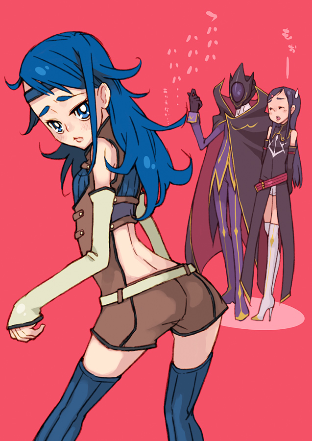 c.c., kouzuki kallen, yukishiro honoka, minazuki karen, zero, and 1 more (precure and 4 more) drawn by ukokkei