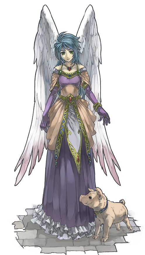 mina and suzy (breath of fire and 1 more) drawn by ryuu_(mat_hin)
