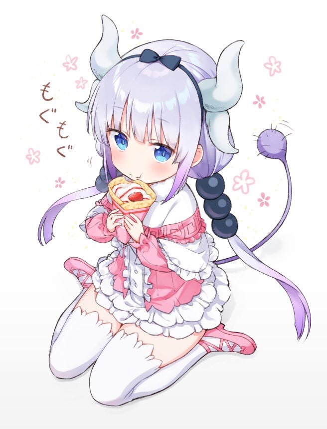 kanna kamui (kobayashi-san chi no maidragon) drawn by tokki