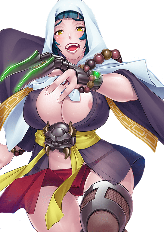 bikuni (taimanin and 1 more) drawn by butcha-u