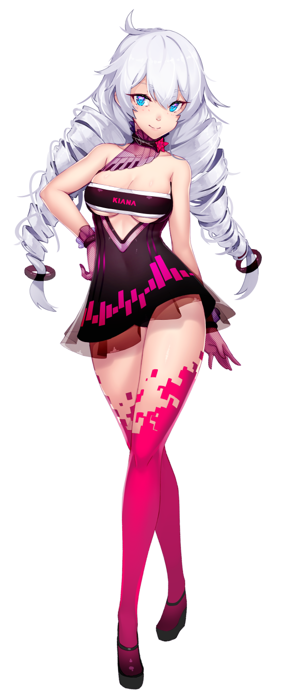 kiana kaslana (honkai and 2 more) drawn by dev_(dev0614)