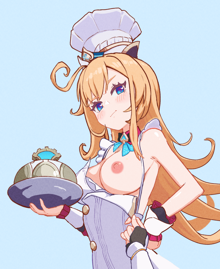 lumine and escoffier (genshin impact) drawn by formerly