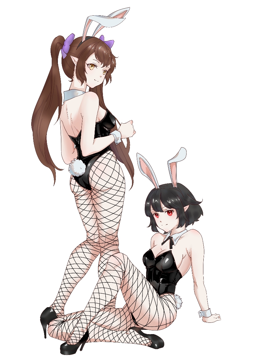 shameimaru aya and himekaidou hatate (touhou) drawn by tiannin84255931