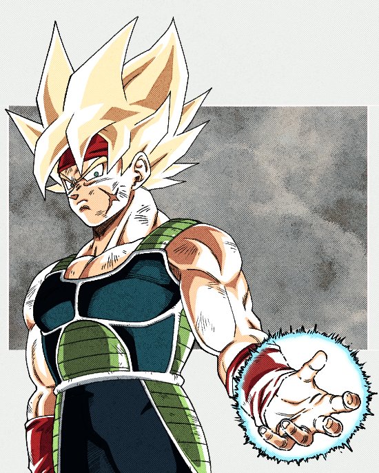 bardock (dragon ball and 1 more) drawn by ro_(jzfcgcsr81dqvku)