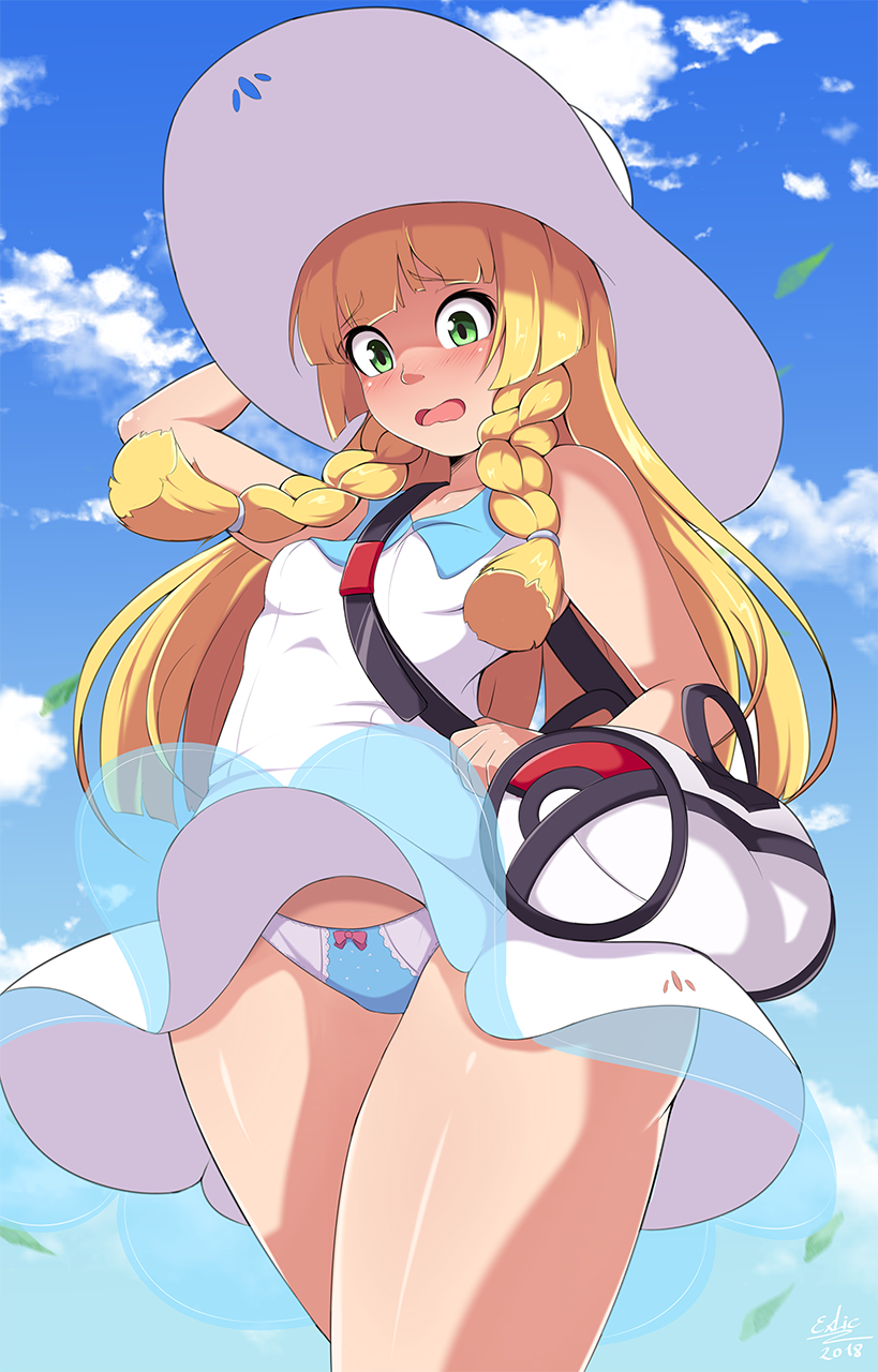 lillie (pokemon and 1 more) drawn by exlic