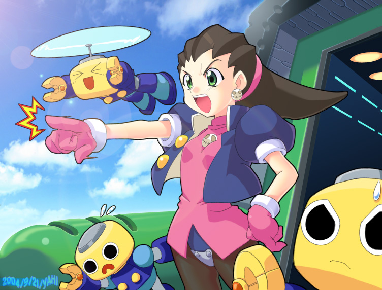 tron bonne and servbot (mega man and 1 more)
