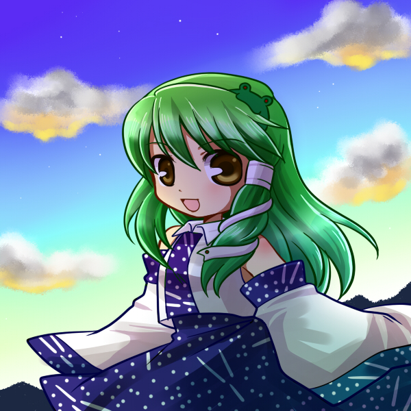 kochiya sanae (touhou) drawn by socha